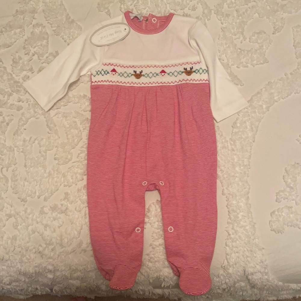 Christmas footie outfit